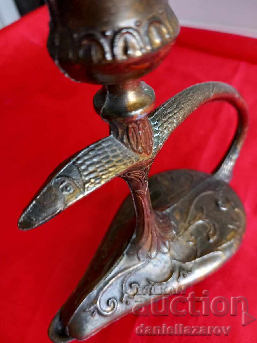 Σπάνια Λυχνία Λαδιού με Κηροπήγιο, Θυμιατήρι με τιμή 45.00 BGN | € 23.01