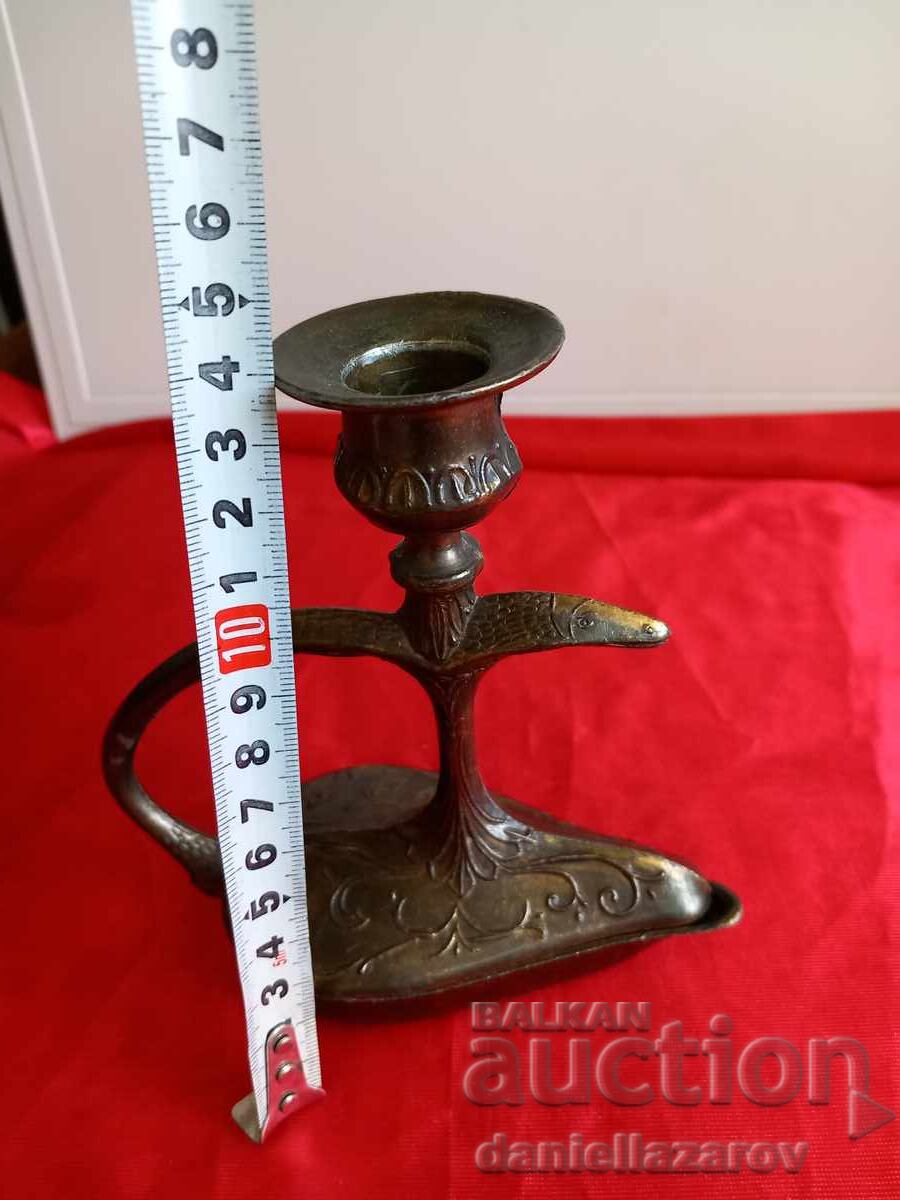 Σπάνια Λυχνία Λαδιού με Κηροπήγιο, Θυμιατήρι - 6