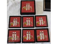 Σετ σουβέρ με περλέ φινίρισμα