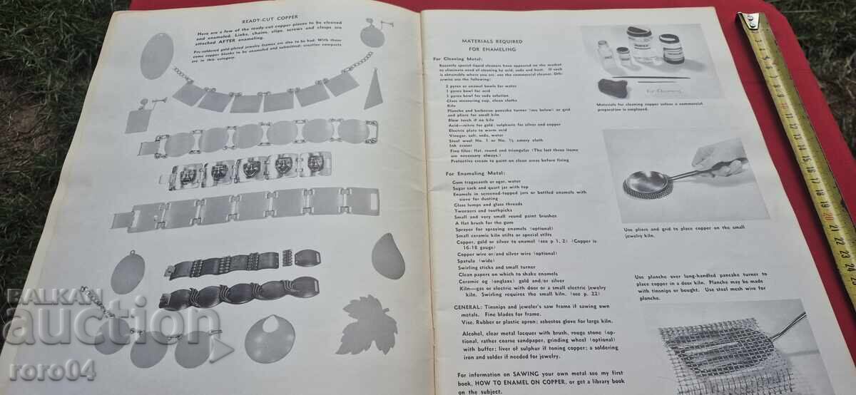 Auction  How to Enamel on Copper - Walter Foster