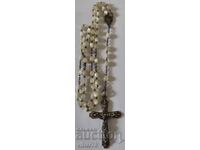 Old rosary with mother of pearl