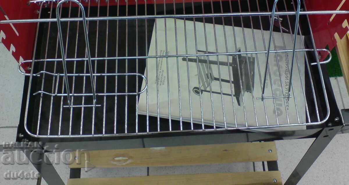 Delivery of Charcoal grill, barbecue with stand and handle