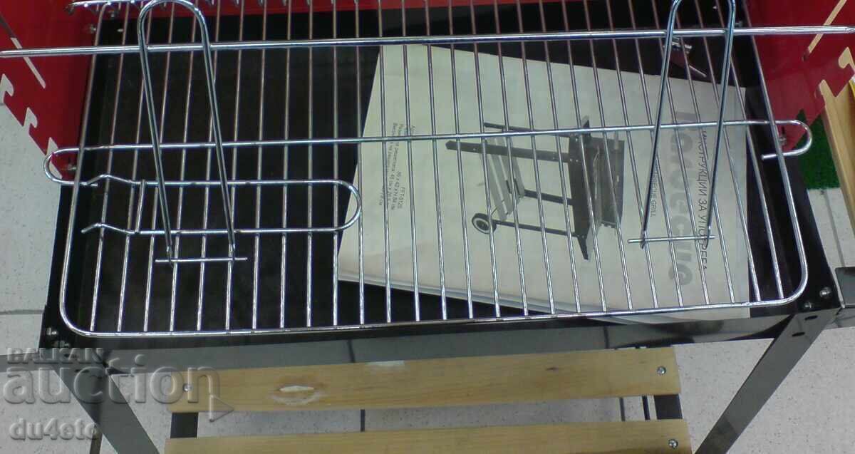 Livrarea Grătar, grill, barbeque pe cărbune cu suport, mâner și