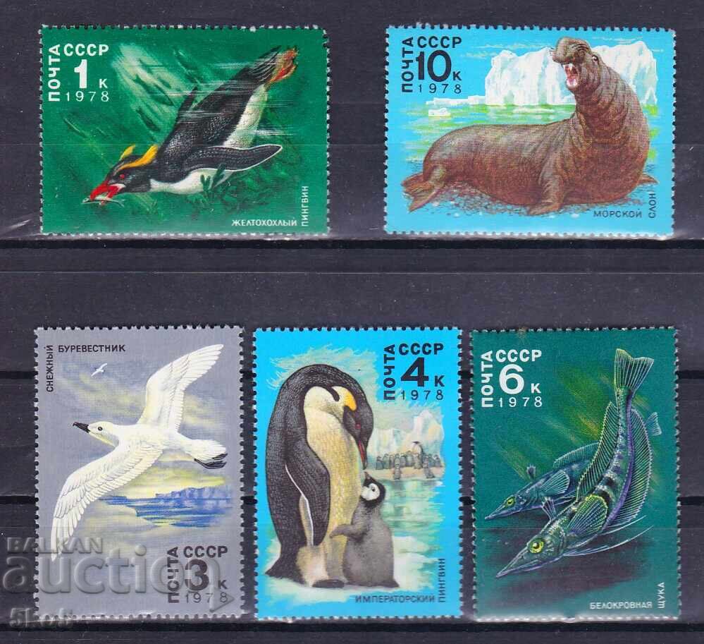 USSR - 1978 - SEA ANIMALS - **/MNH