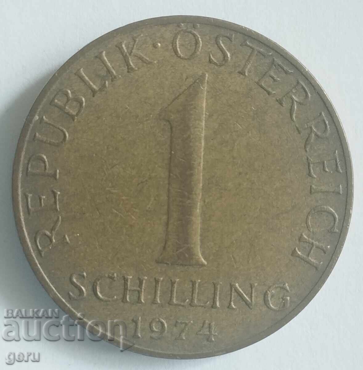 AUSTRIA 1 Schilling 1974 je5 AUSTRIA 1 Schilling 1974 je5