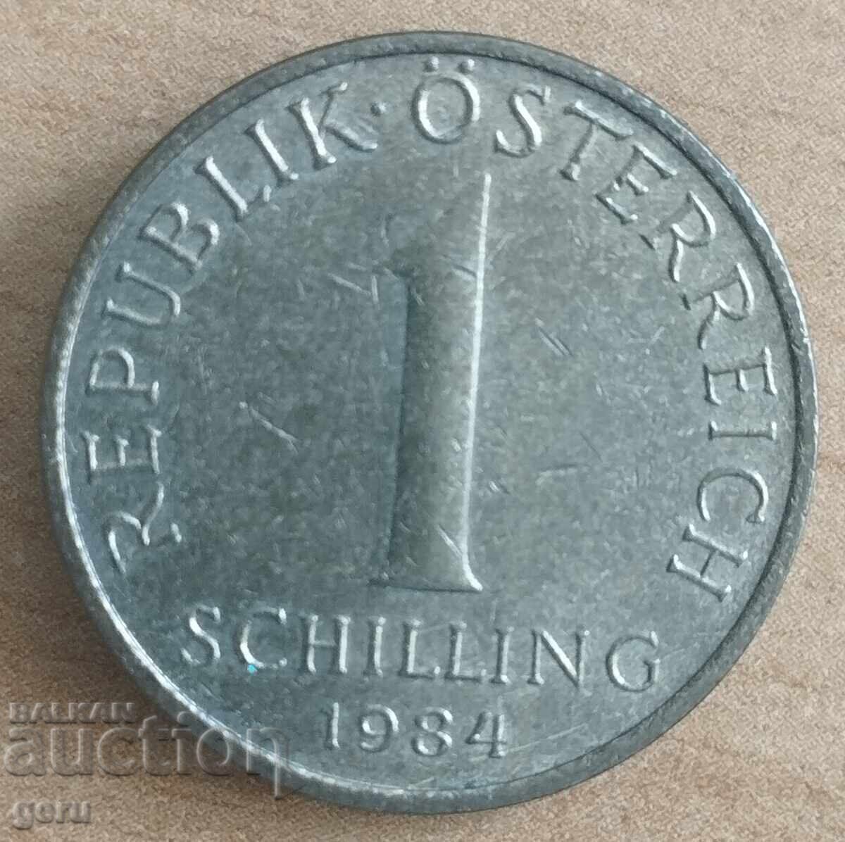 AUSTRIA 1 Schilling 1984 je5