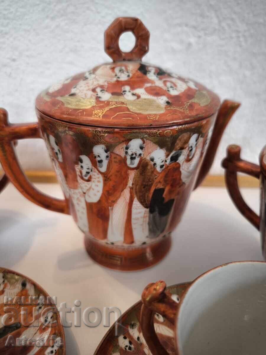 Set de ceai Kutani, stil japonez - 5