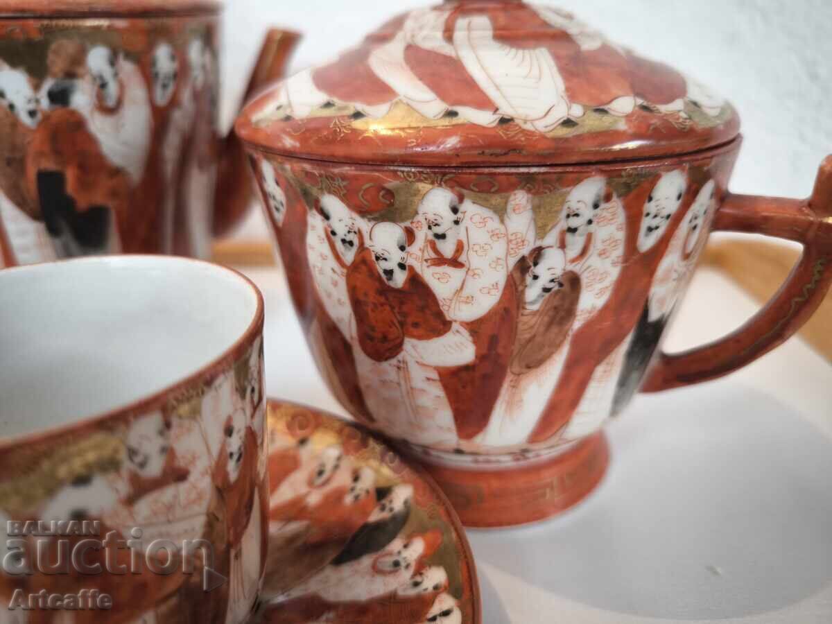 Set de ceai Kutani, stil japonez - 7