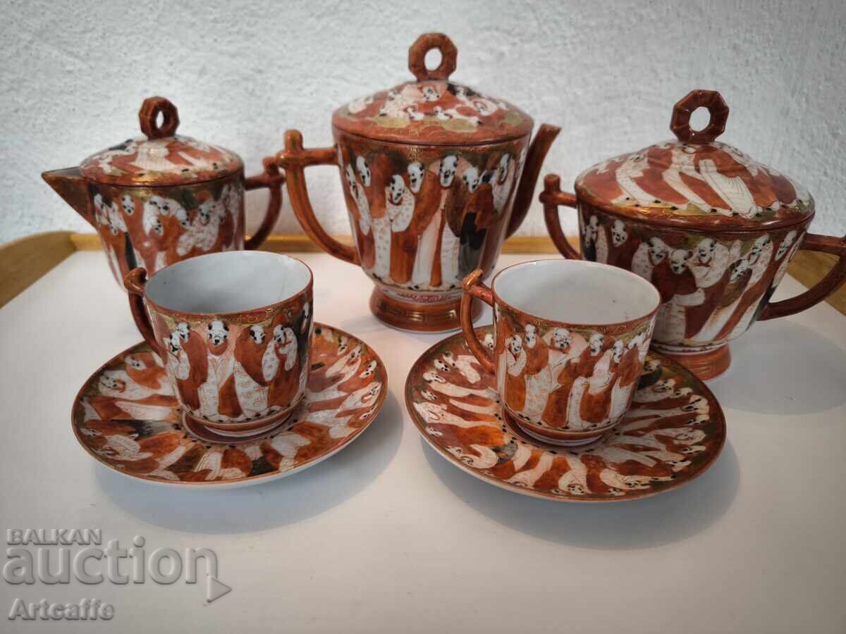 Set de ceai Kutani, stil japonez