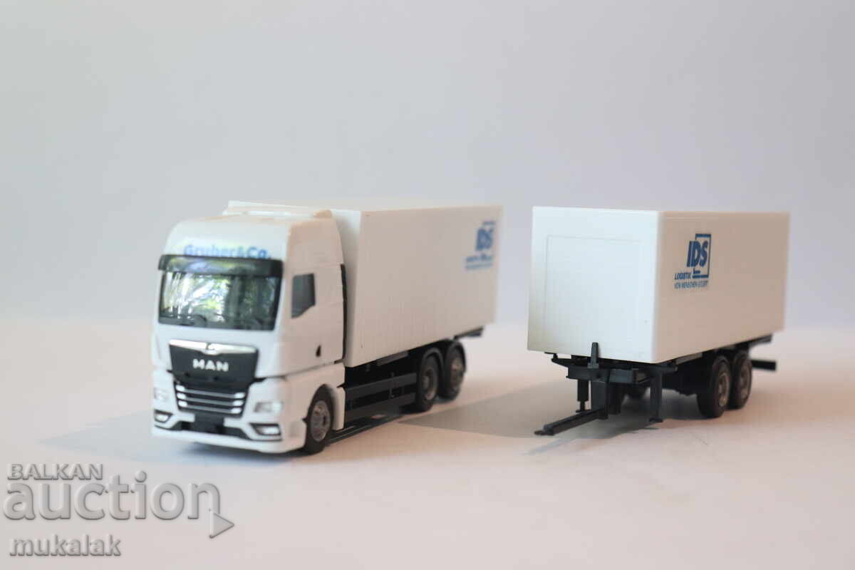 Auction  HERPA H0 1/87 MAN TRUCK MODEL TIR