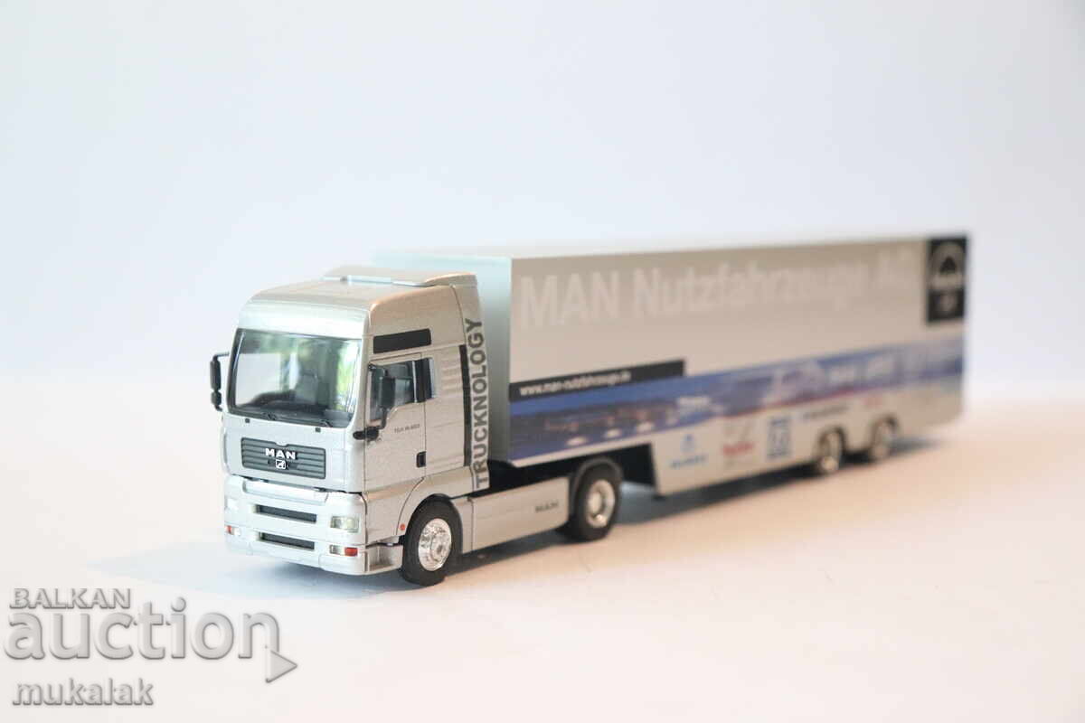 Licitație HERPA H0 1/87 MAN TGA CAMION MODEL TIR