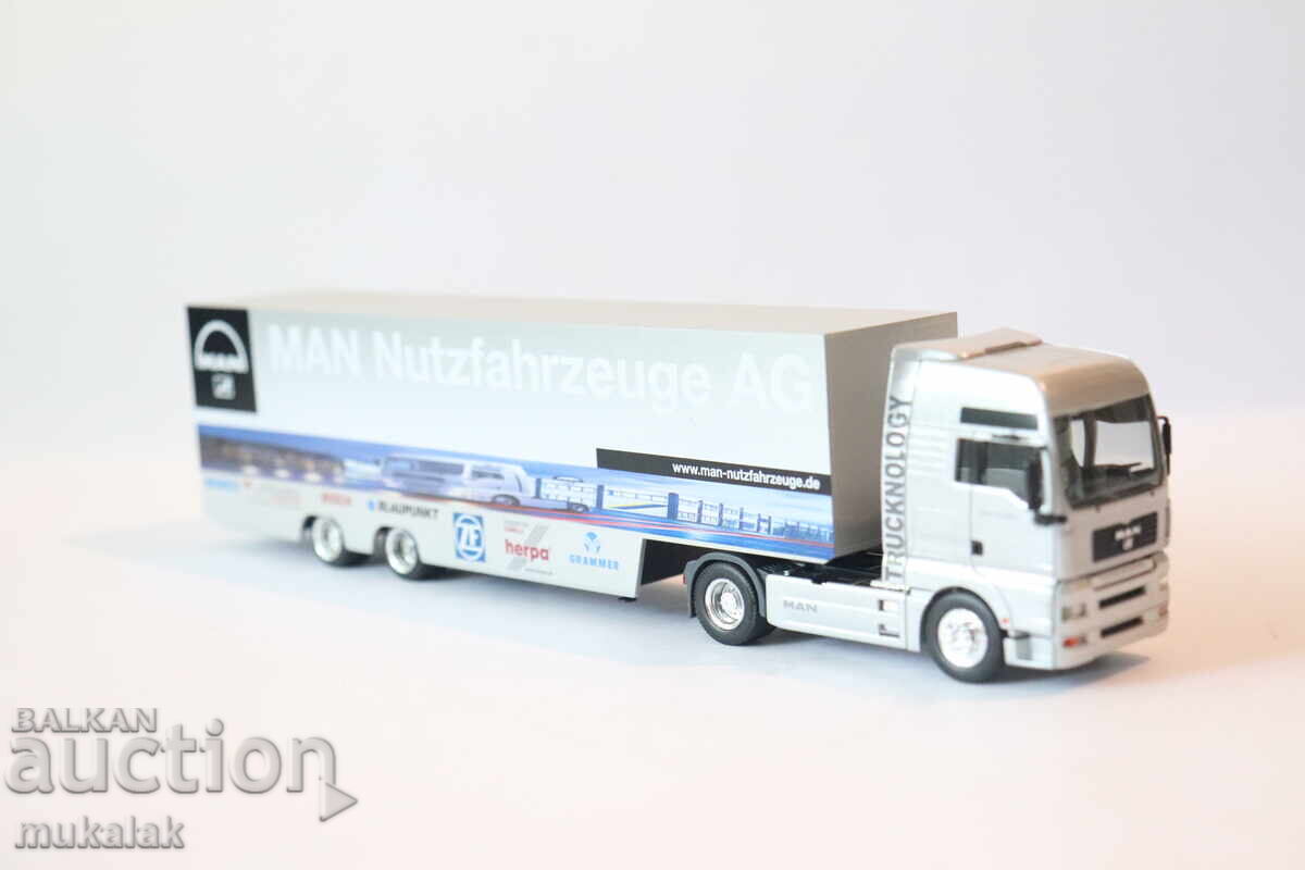 HERPA H0 1/87 MAN TGA CAMION MODEL TIR - 5
