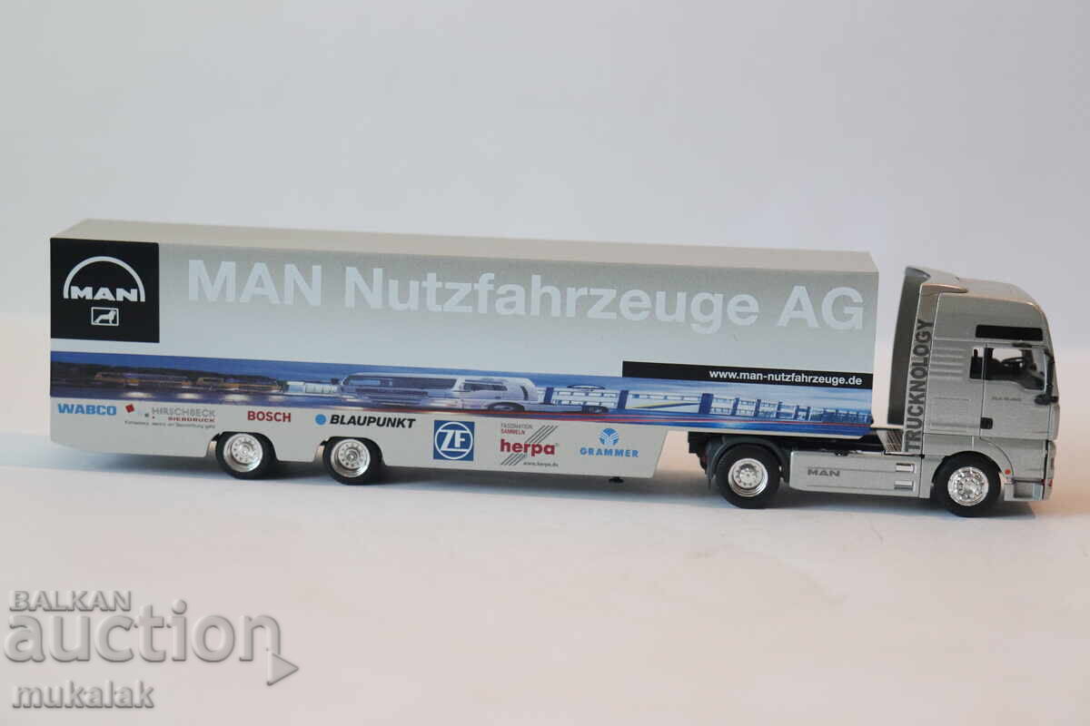 HERPA H0 1/87 MAN TGA CAMION MODEL TIR - 7