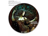 Silver 1 oz Glass Dreams 2024 USA Dark Beauty