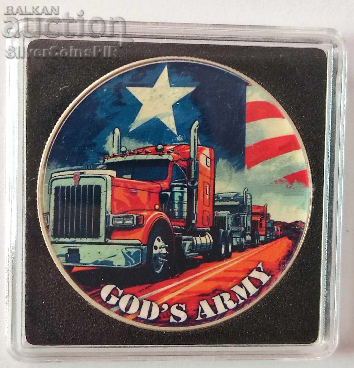 Delivery of Silver 1 oz Let's Protect the Border 2023 USA Delivery of Silver 1 oz Let's Protect the Border 2023 USA