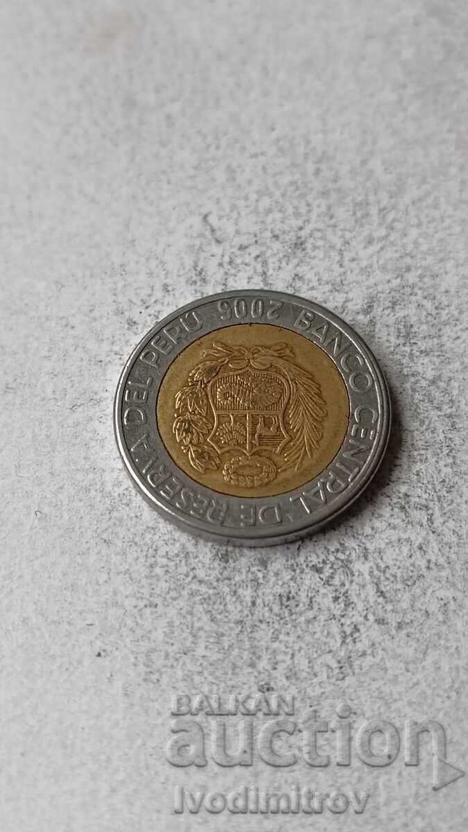 Peru 2 new soles 2006 with price 1.85 BGN | € 0.95