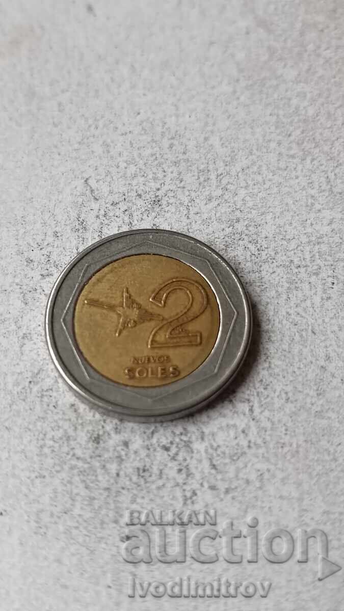 Peru 2 new soles 2006