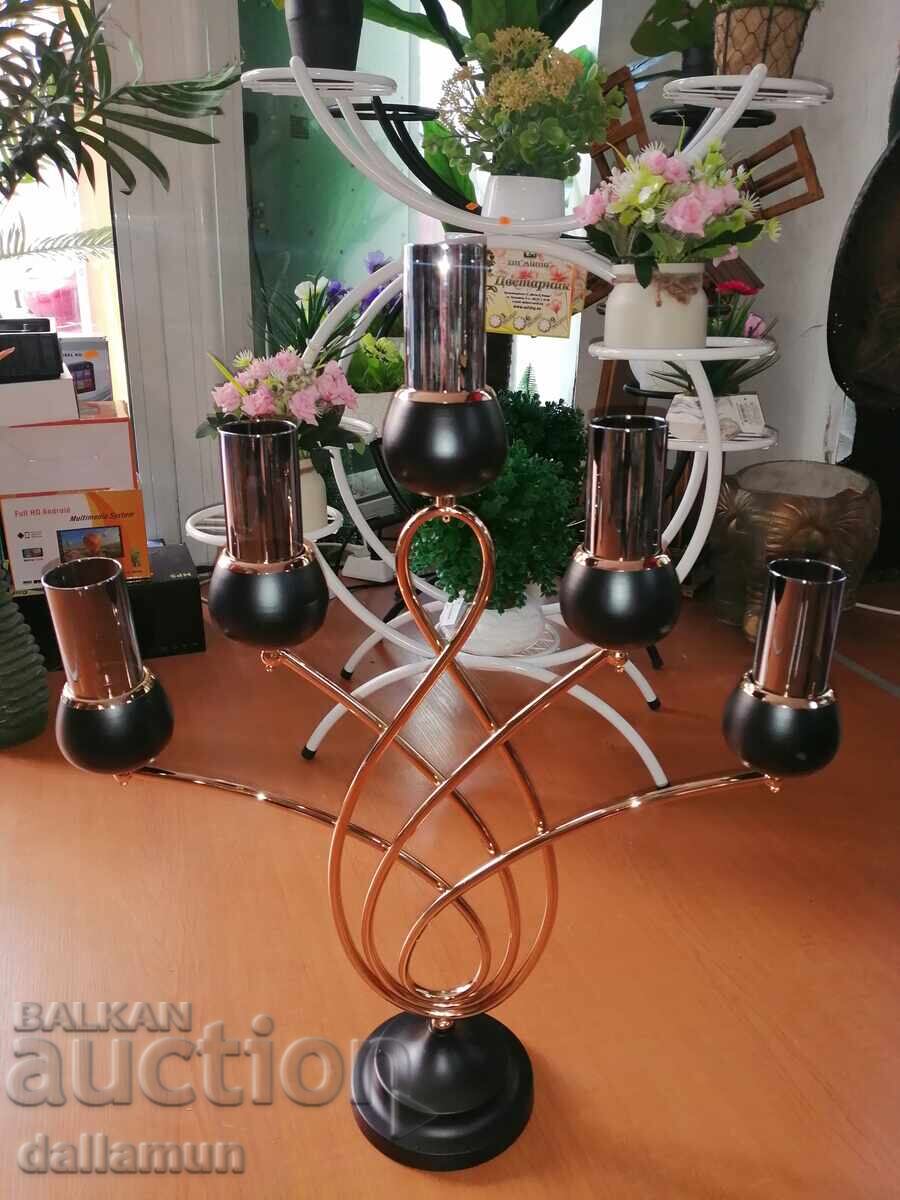 Λουξ μεταλλικό κηροπήγιο - 5