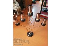 Luxury metal candlestick