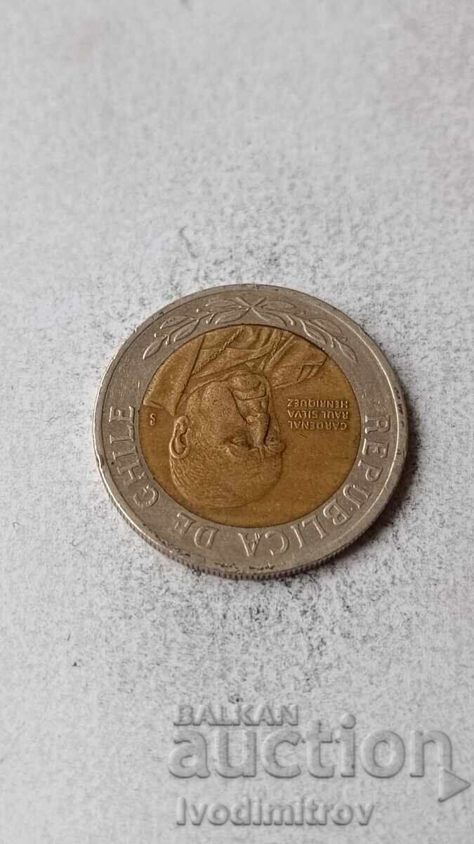 Χιλή 500 πέσος 2002 με τιμή 2.45 BGN | € 1.25