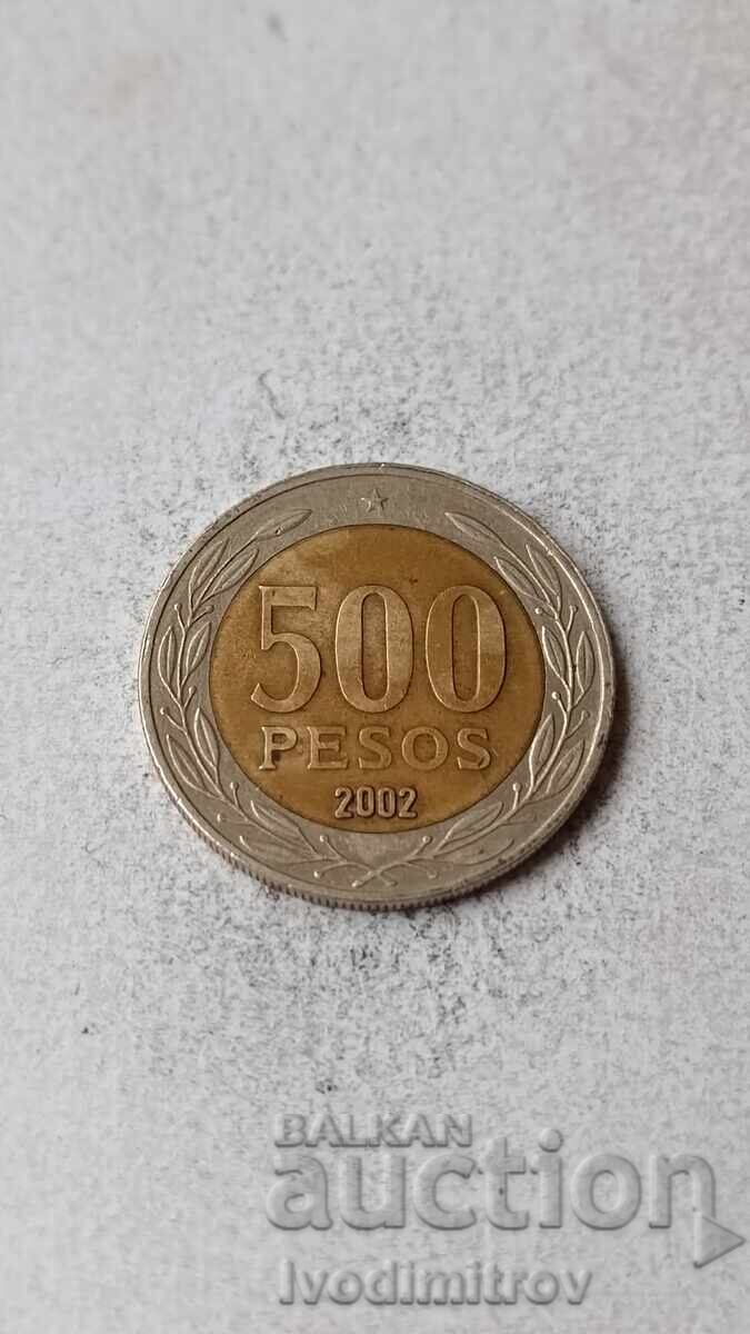 Χιλή 500 πέσος 2002