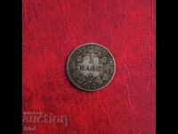 Германия 1 марка 1874 'D' - Мюнхен