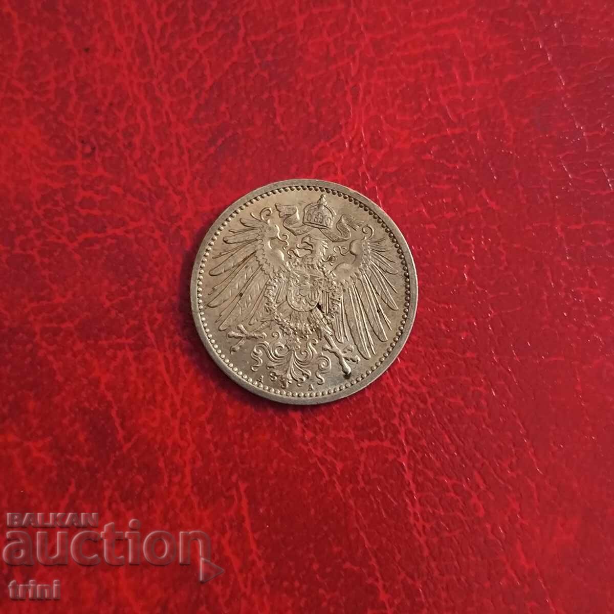 Germany 1 Mark 1914 'A' - Berlin with price 45.00 BGN | € 23.01