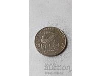 Γαλλία 5 φράγκα 1994 300 χρόνια από τη γέννηση του Βολταίρου