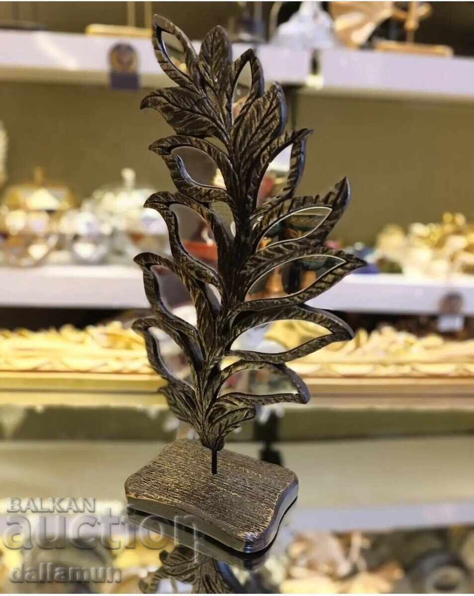 Suvenir de lux cu foaie, pană cu oglinzi Suvenir de lux cu foaie, pană cu oglinzi