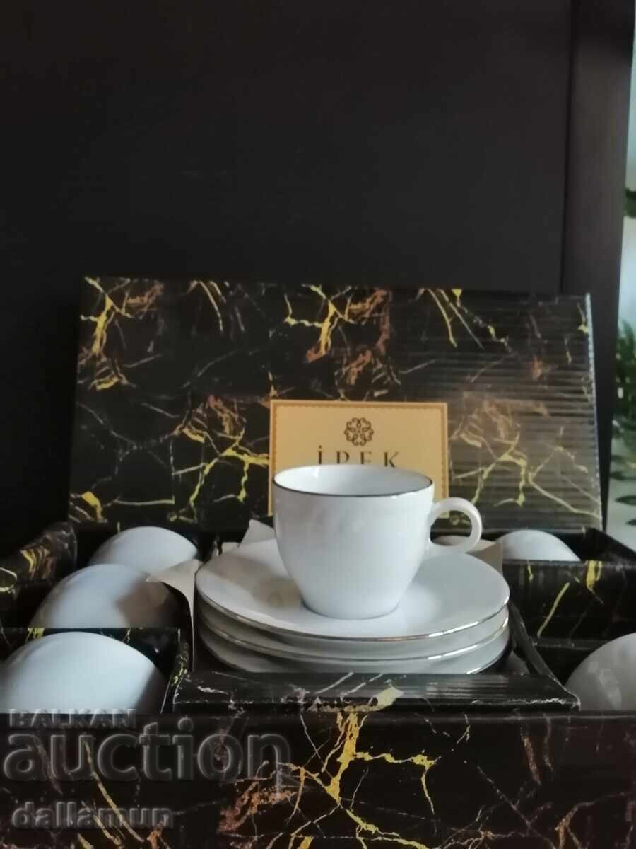 porcelain coffee set with price 40.00 BGN | € 20.45 porcelain coffee set with price 40.00 BGN | € 20.45