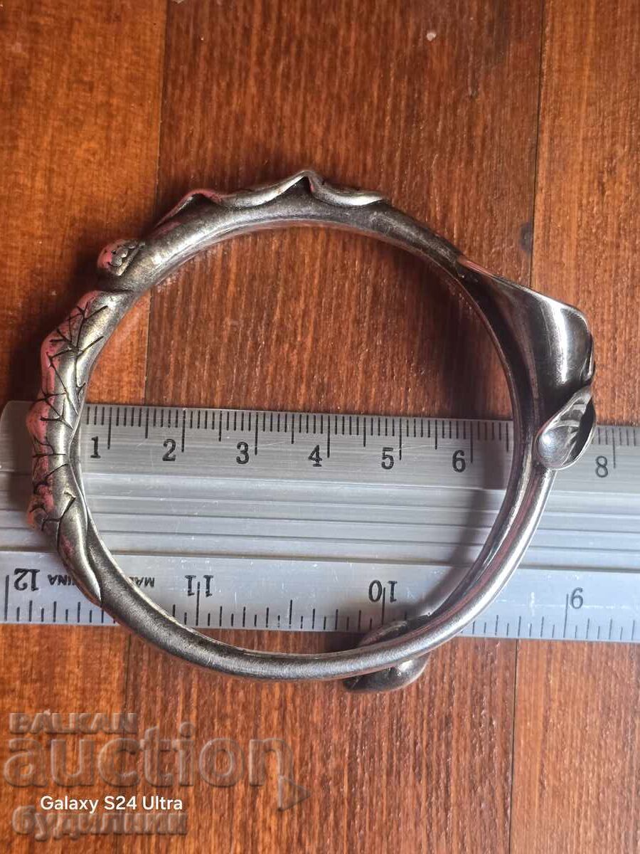 Solid Silver Expandable Rigid Bracelet. 50.48g. For Sale - 5 Solid Silver Expandable Rigid Bracelet. 50.48g. For Sale - 5