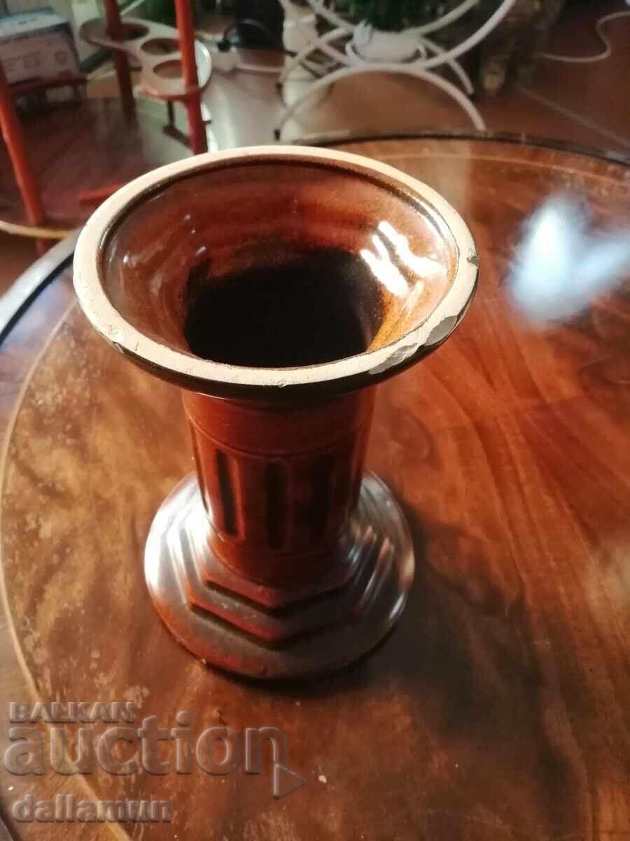 Vază coloană veche din ceramică cu preț 20.00 BGN | € 10.23