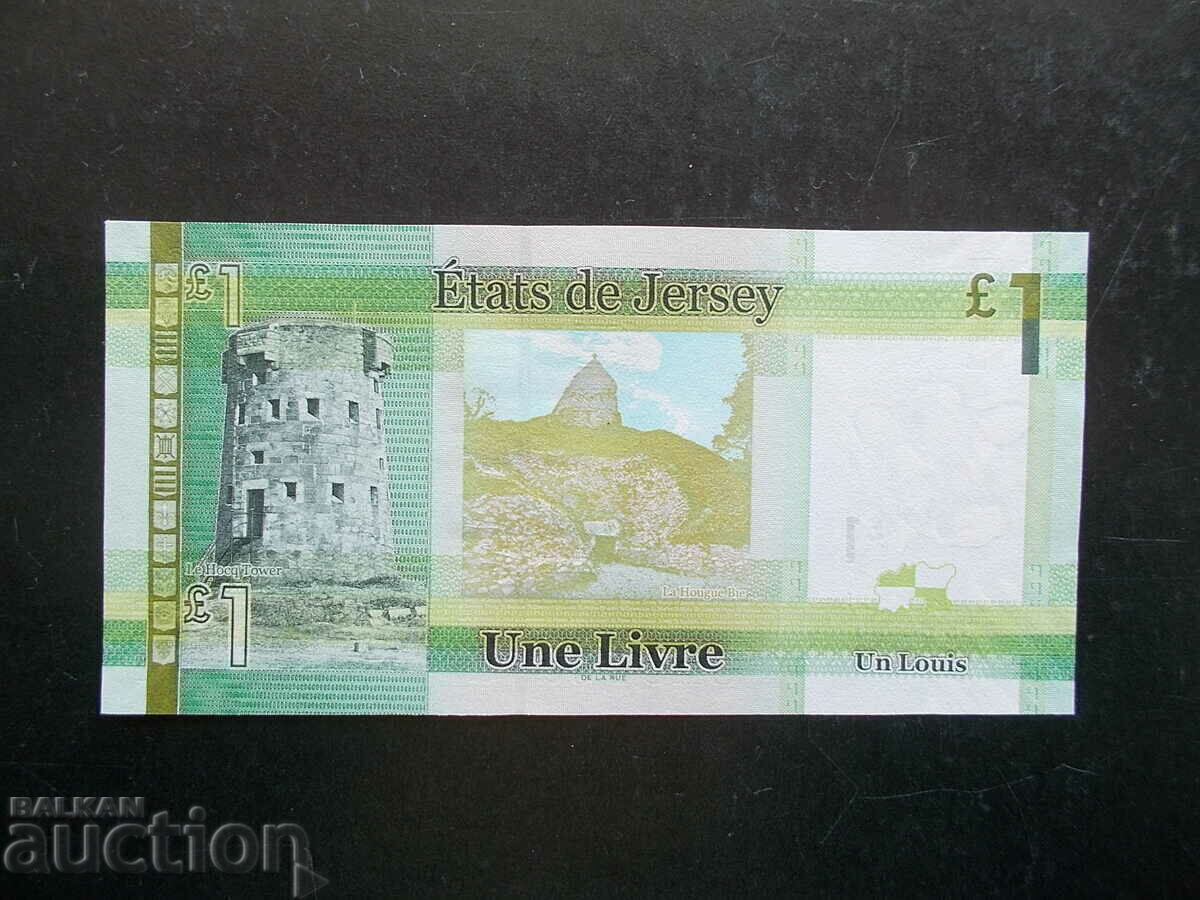 JERSEY , 1 liră , 2010 , UNC cu preț 6.99 BGN | € 3.57