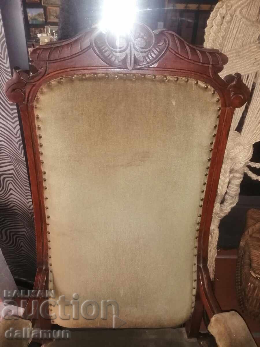Auction  Antique armchair
