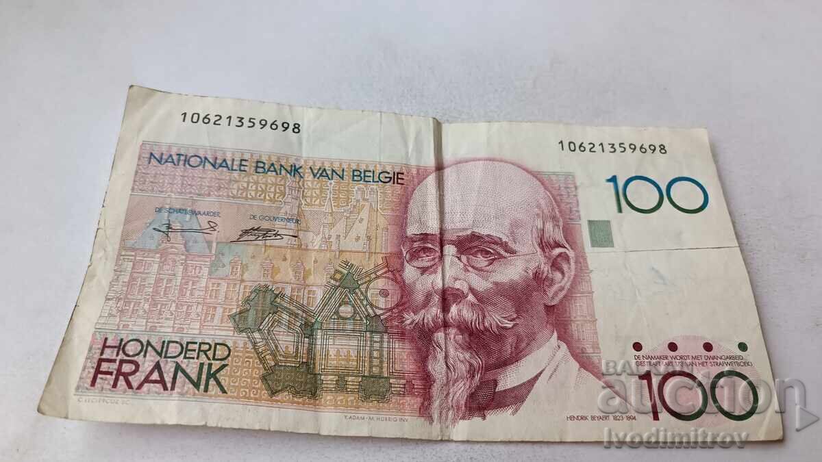 Βέλγιο 100 φράγκα