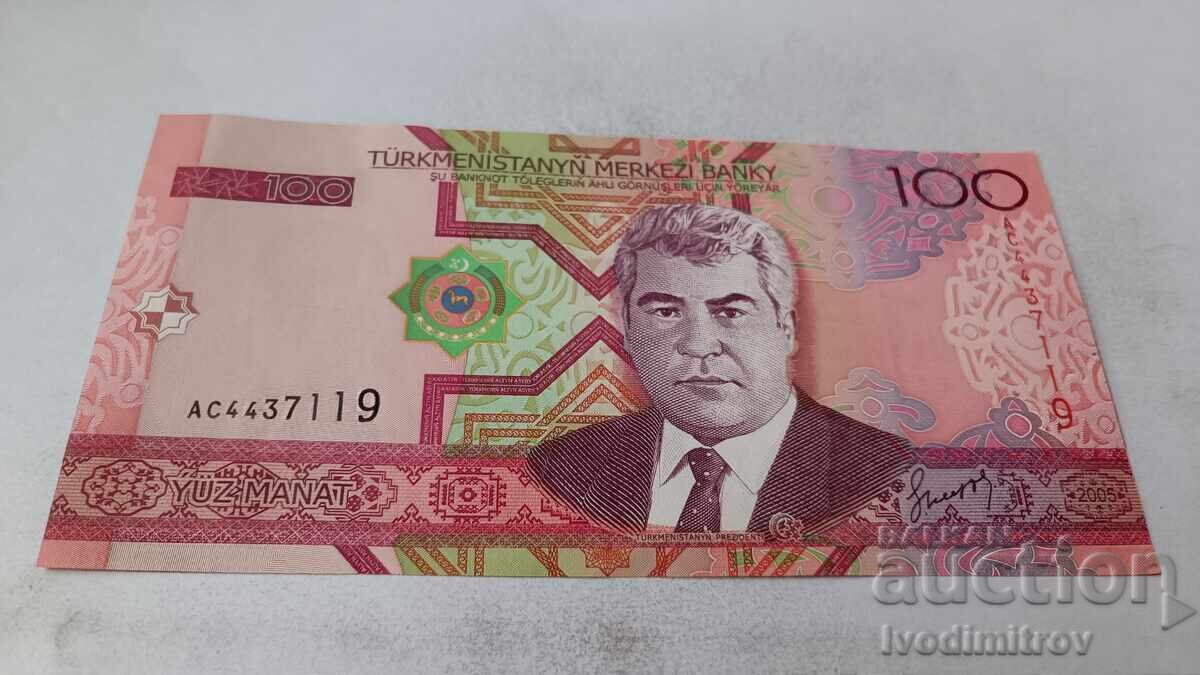 Turkmenistan 100 manat 2005