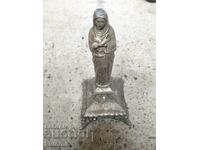 Figurină metalică a Fecioarei Maria