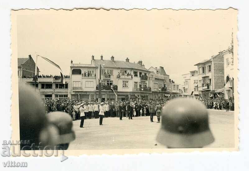 Υποδοχή της Βέρμαχτ στην Καζανλάκ αυθεντική φωτογραφία 1941 Β' ΠΠ Υποδοχή της Βέρμαχτ στην Καζανλάκ αυθεντική φωτογραφία 1941 Β' ΠΠ