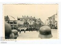 Welcoming the Wehrmacht in Kazanlak original photo 1941 WWII