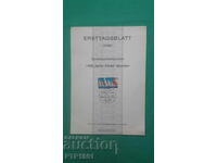 Timbre poștale - ERSTTAGSBLATT