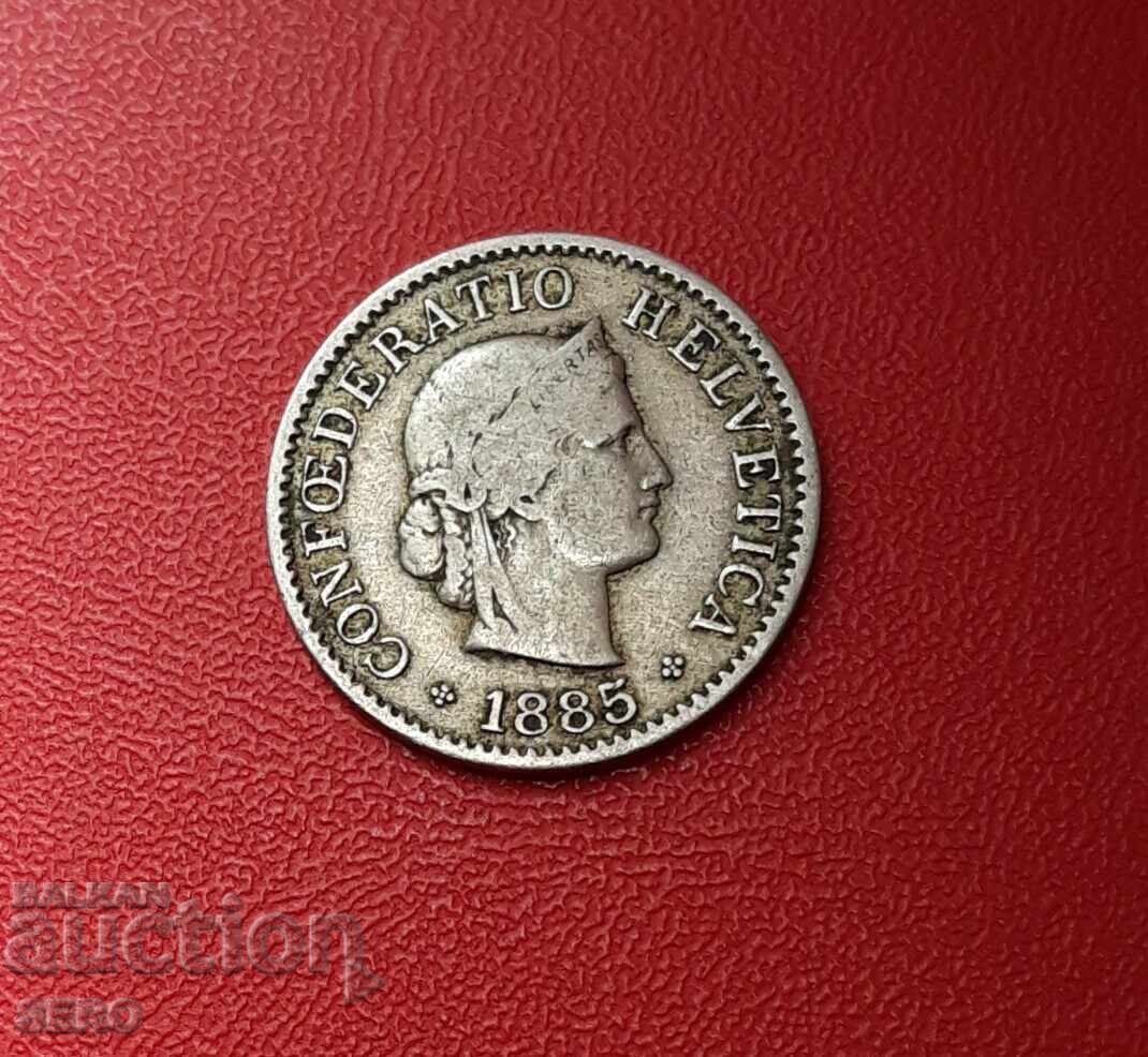 Switzerland - 5 Rappen 1885 Switzerland - 5 Rappen 1885
