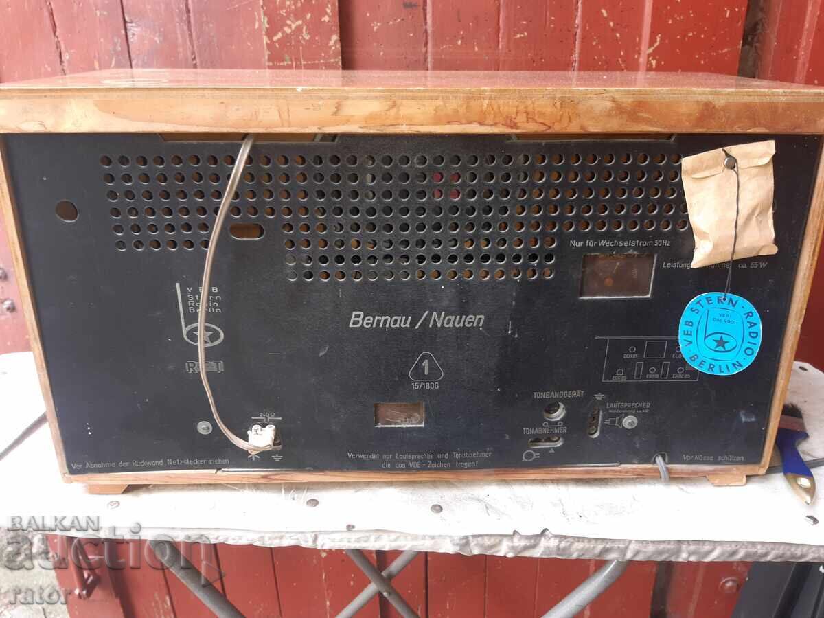 Old radio NAUEN - STERN BERLIN - Germany, 1960s - 6