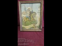 Стара литография Свети Мина  28х22см.