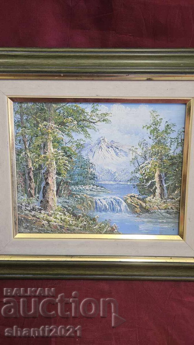 Όμορφη ελαιογραφία, καμβάς 40x34εκ με τιμή 79.00 BGN | € 40.39