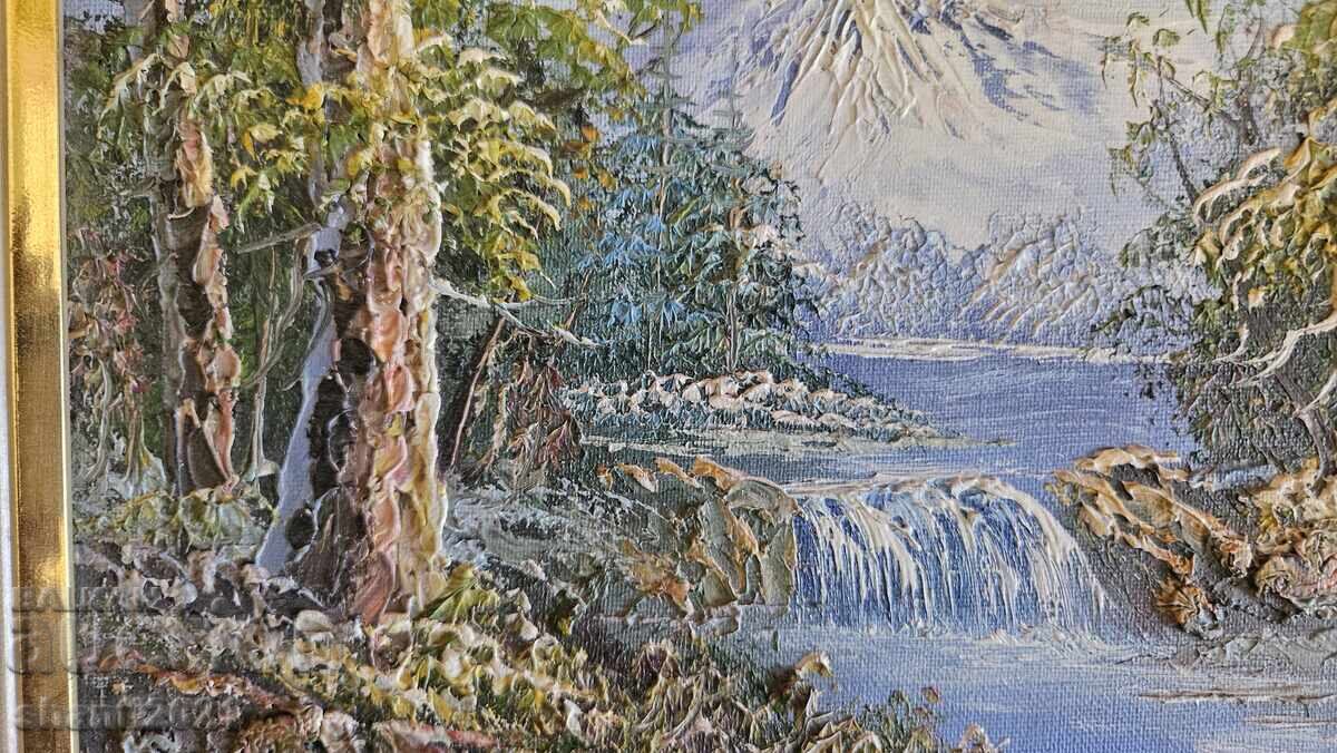 Παράδοση Όμορφη ελαιογραφία, καμβάς 40x34εκ