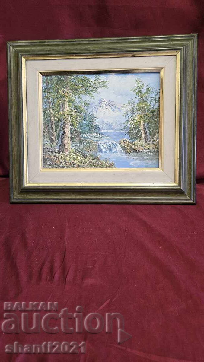 Όμορφη ελαιογραφία, καμβάς 40x34εκ