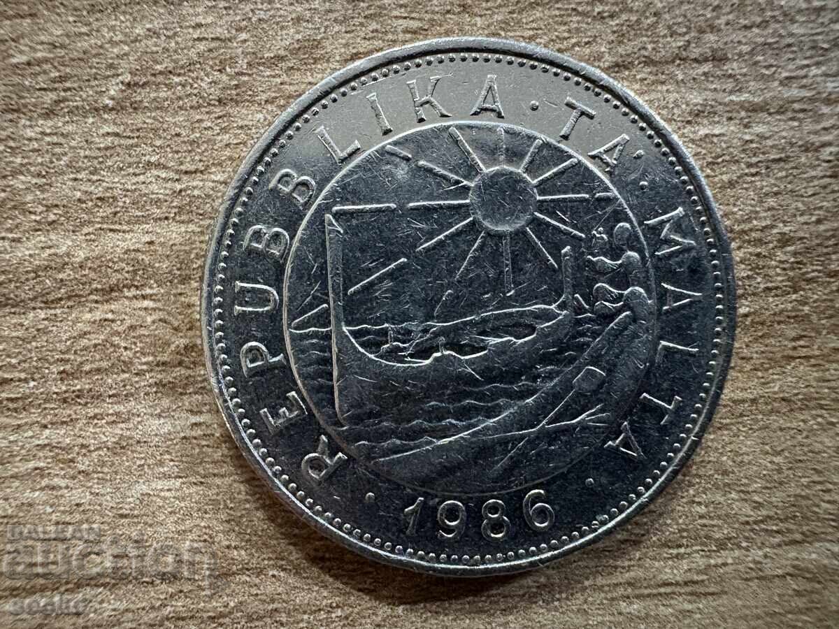 Малта - 1 лира (1986) с цена 2.60 лв. | € 1.33 Малта - 1 лира (1986) с цена 2.60 лв. | € 1.33