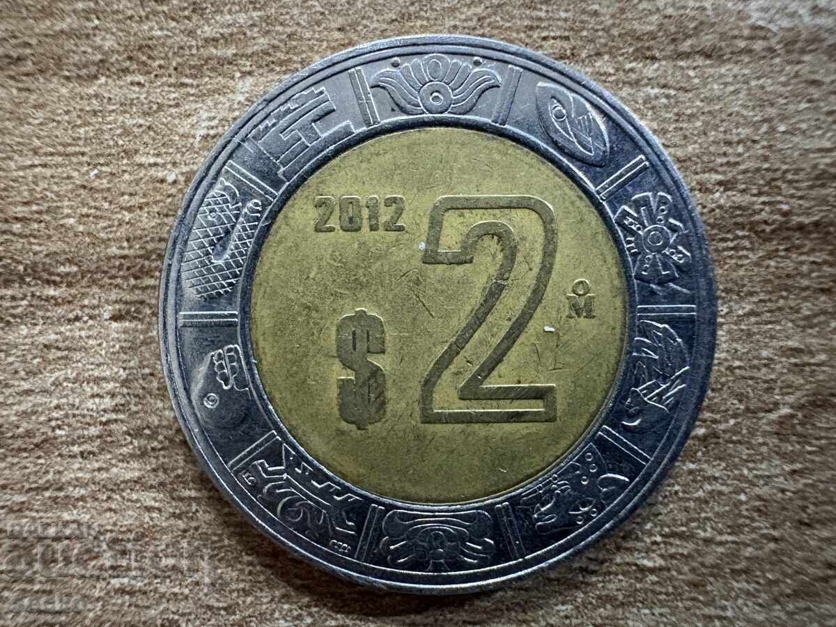 Mexico - 2 Pesos (2012) Mexico - 2 Pesos (2012)