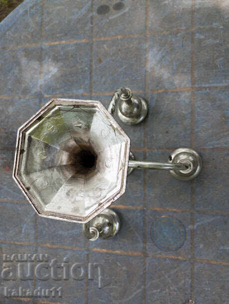 Old Versilbert candlestick holder - 6 Old Versilbert candlestick holder - 6