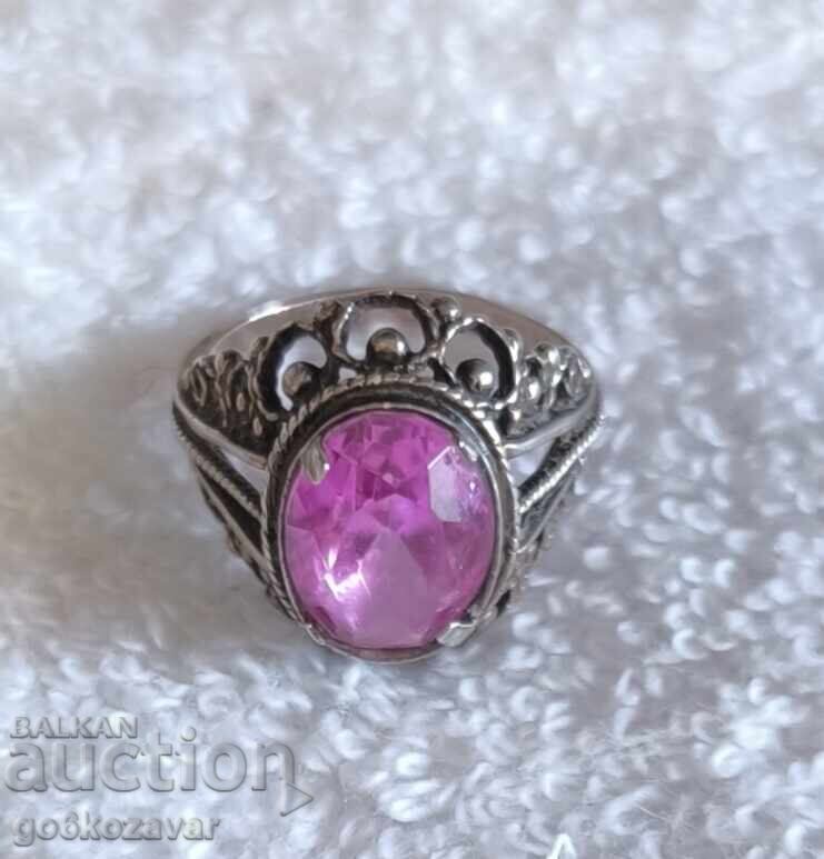 Delivery of USSR Star Beautiful Silver 875 Ring, Sapphire! For Ladies Delivery of USSR Star Beautiful Silver 875 Ring, Sapphire! For Ladies